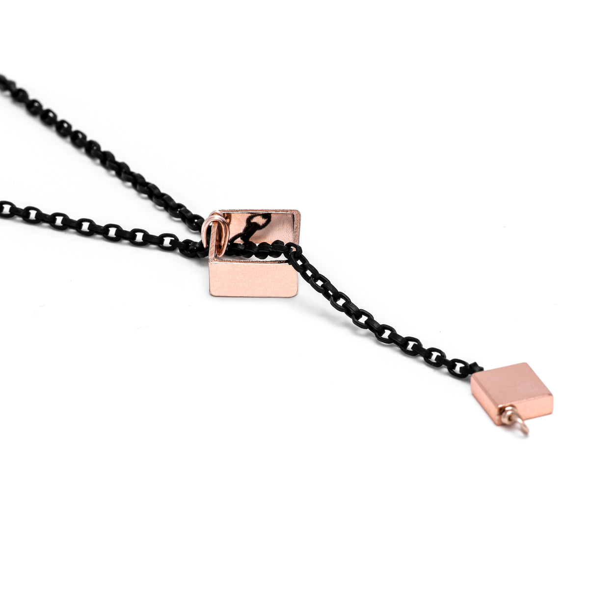 Double Square Lariat – Locked And Layered