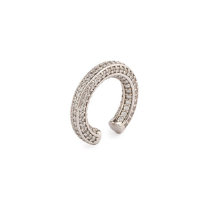 PAVE LINED EAR CUFF