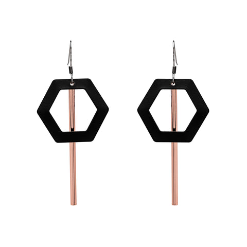 Hexagonal Earrings