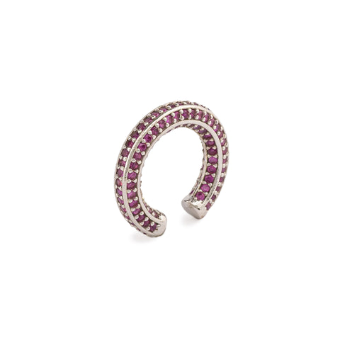 PAVE LINED EAR CUFF