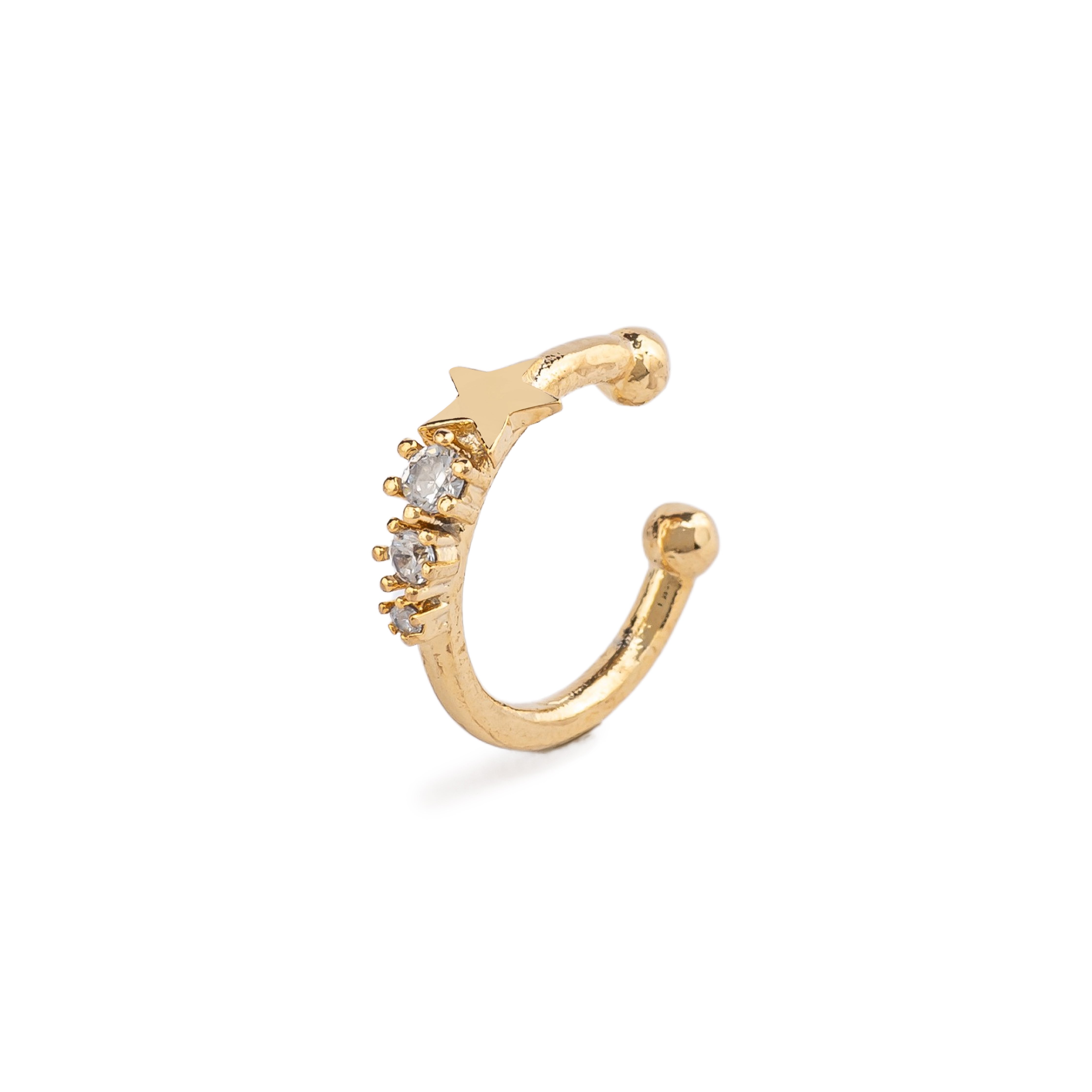 STARRED EAR CUFF – Locked And Layered