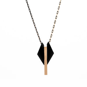 Black Winged Necklace