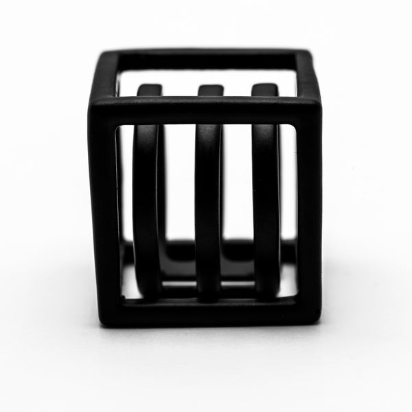 Sculptured Cube Ring